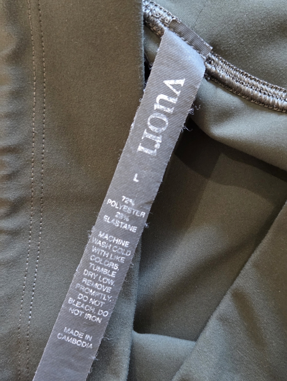 Vuori Wmns Daily Wideleg Pant L Oregano Athleisure Yoga Athletic Vacation Casual - Picture 6 of 8